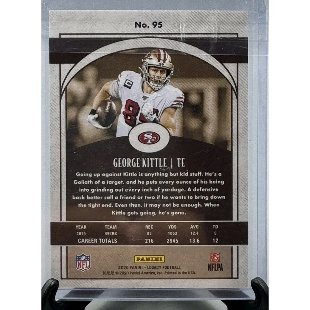 2020 Panini Legacy Blue‎ /50 George Kittle #95